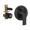 Matte Black Built-In Shower Diverter